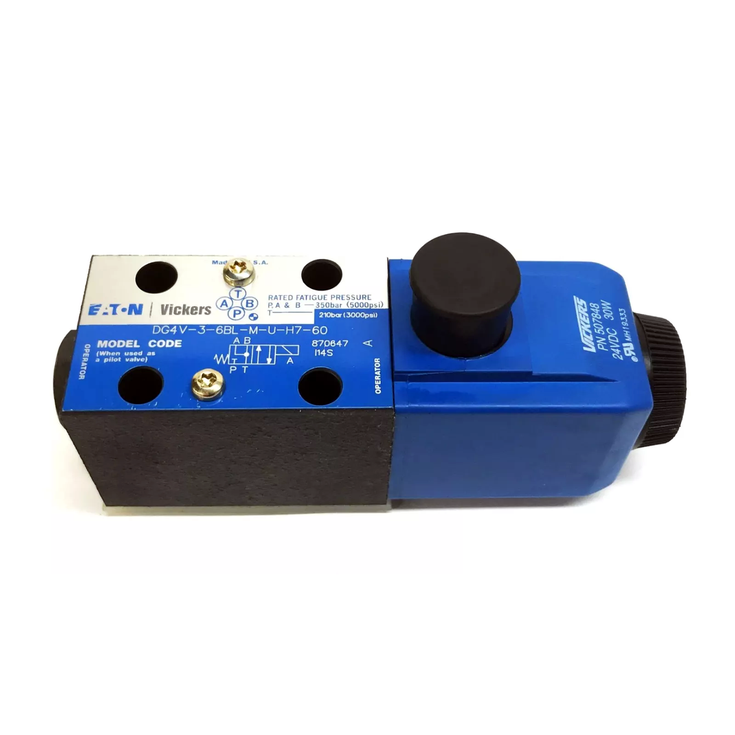 Directional Hydraulic Valve DG4V-3-6BL-M-U-H7-60 for Eaton Vickers - KUDUPARTS