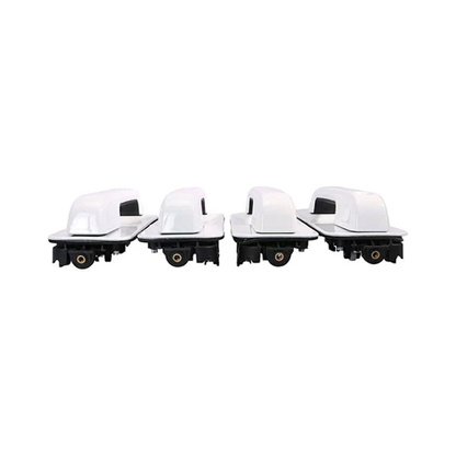 Door Handles Front and Rear Set JC3Z2626605AC FL3Z1626605AF for Ford Pick-up Truck F150 - KUDUPARTS