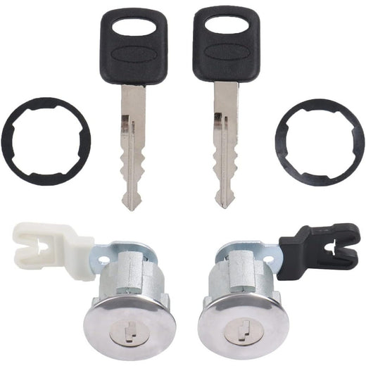 Door Lock Cylinder Keys 5070001 DL15504 for Ford F100 F150 F250 F350 Bronco Van Courier Falcon - KUDUPARTS