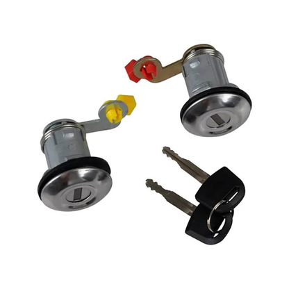 Door Lock Cylinder Set With Key 69051-16250 69052-16230 for Toyota Tercel 1.5L L4 1995-2000