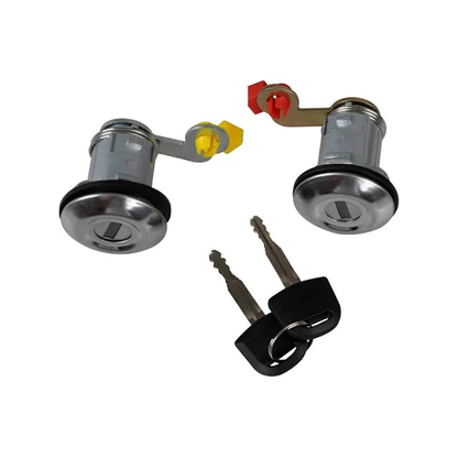 Door Lock Cylinder Set With Key 69051-16250 69052-16230 for Toyota Tercel 1.5L L4 1995-2000