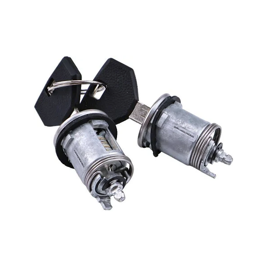 Door Lock Cylinder with Keys 3546619C92 3606713C94 2506723C92 for International Trucks 4100 4200 7300 7400 8500 8600 - KUDUPARTS