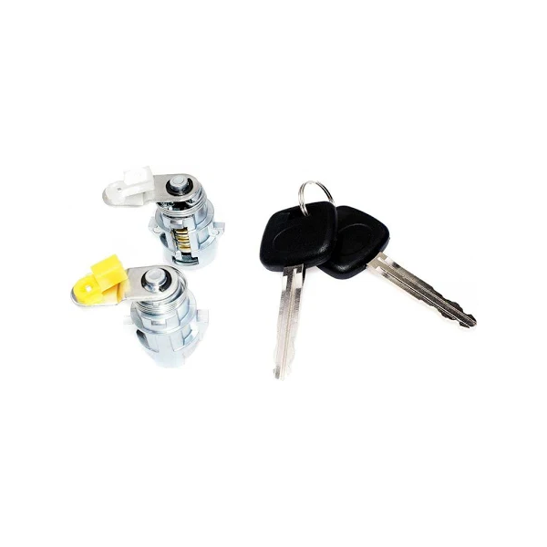 Door Lock Set with Key (L&R) 69051-35030 69052-35030 for Toyota Pickup 89-95 4Runner 89-98 - KUDUPARTS