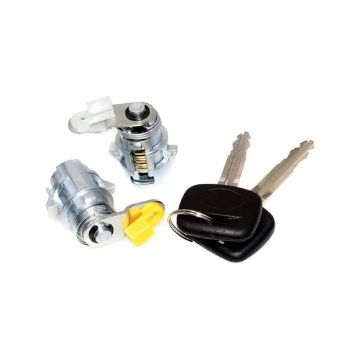 Door Lock Set with Key (L&R) 69051-35030 69052-35030 for Toyota Pickup 89-95 4Runner 89-98 - KUDUPARTS