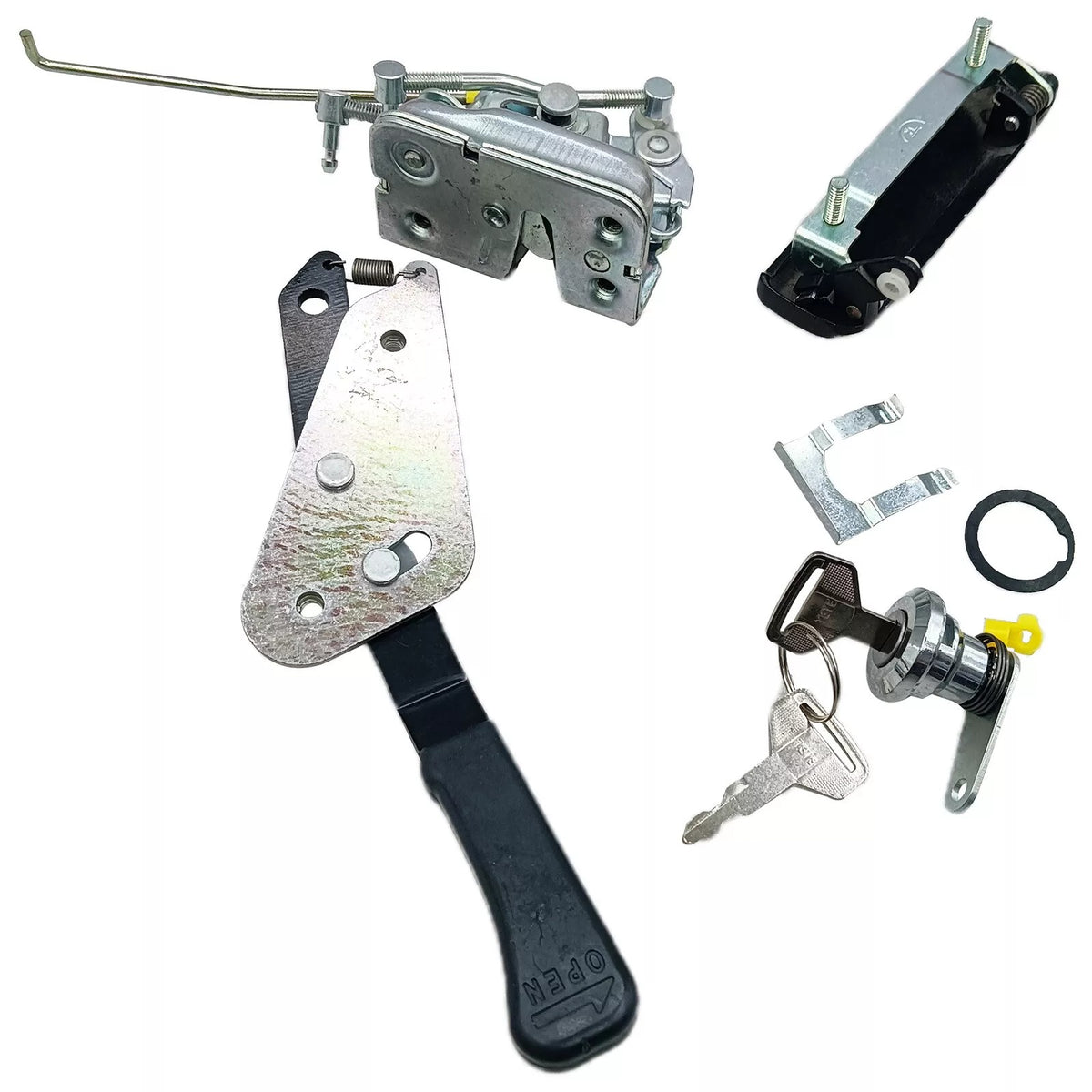 Door Lock YN51C01099P2 for Kobelco SK200-3 SK210DLC-8 SK260 SK350-8 SK200LC-6ES SK485-8 SK160LC-6E SK210LC-8 SK55SRX SK210D-8 - KUDUPARTS