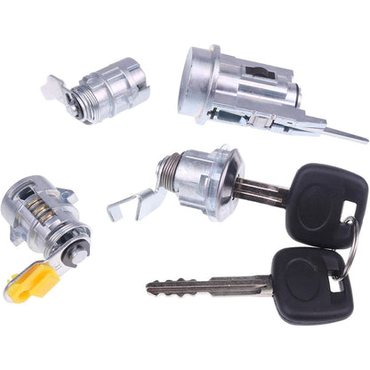Door Lock & Gas Lock with 2 Keys 69005-35130 for Toyota Pick Up Hilux RN85 RN90 RN106 LN80 LN86 LN90 LN105 LN109 YN85 YN86 1988-1997 - KUDUPARTS