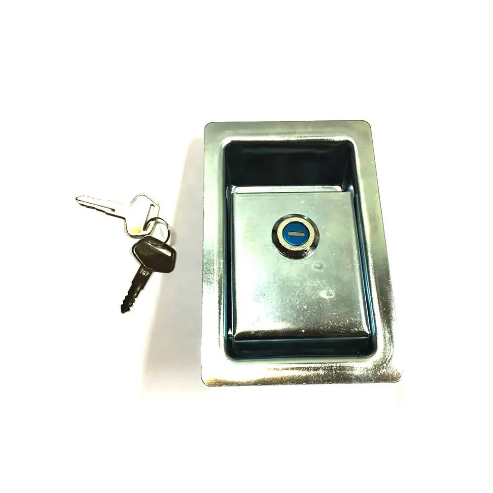 Door Side Lock Assy 20Y-54-71491 with 2 Keys for Komatsu PC30 PC40 PC60-7 PC100-1 Excavator - KUDUPARTS