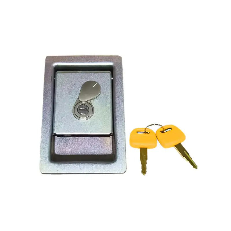 Door Side Lock With 2 Keys for Sumitomo Excavator SH200 SH120 SH Series - KUDUPARTS