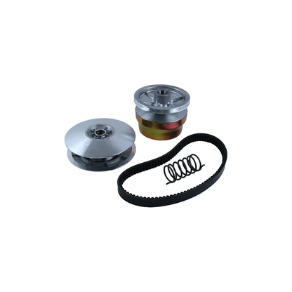 Drive Driven Clutch & Belt Kit J55-G6260-00-00 for Yamaha 4 Cycle Gas Golf Cart G2 G8 G9 G11 G14 G16 G20 G21 G22