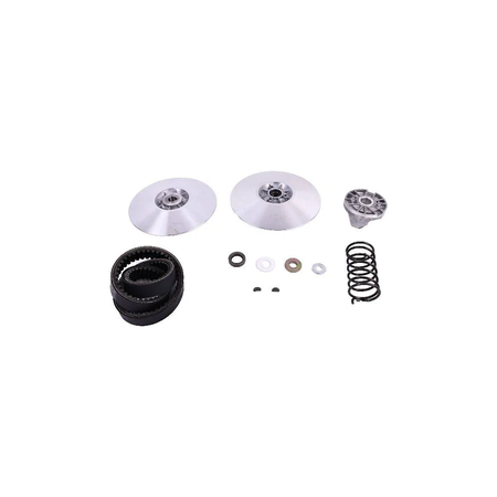 Driven Clutch & Belt Kit J55-G6260-00-00 for Yamaha 4 Cycle Gas Golf Cart G2 G8 G9 G11 G14 G16 G20 G21 G22 - KUDUPARTS