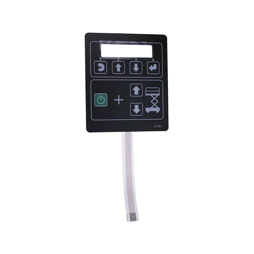 ECM Control Panel Decal 137562GT for Genie Scissor Lift GR-12 GR-20 GS-1532 GS-1932 GS-2032 GS-3246 GS-4047 GS-4655 QS-12W QS-15W QS-20W - KUDUPARTS