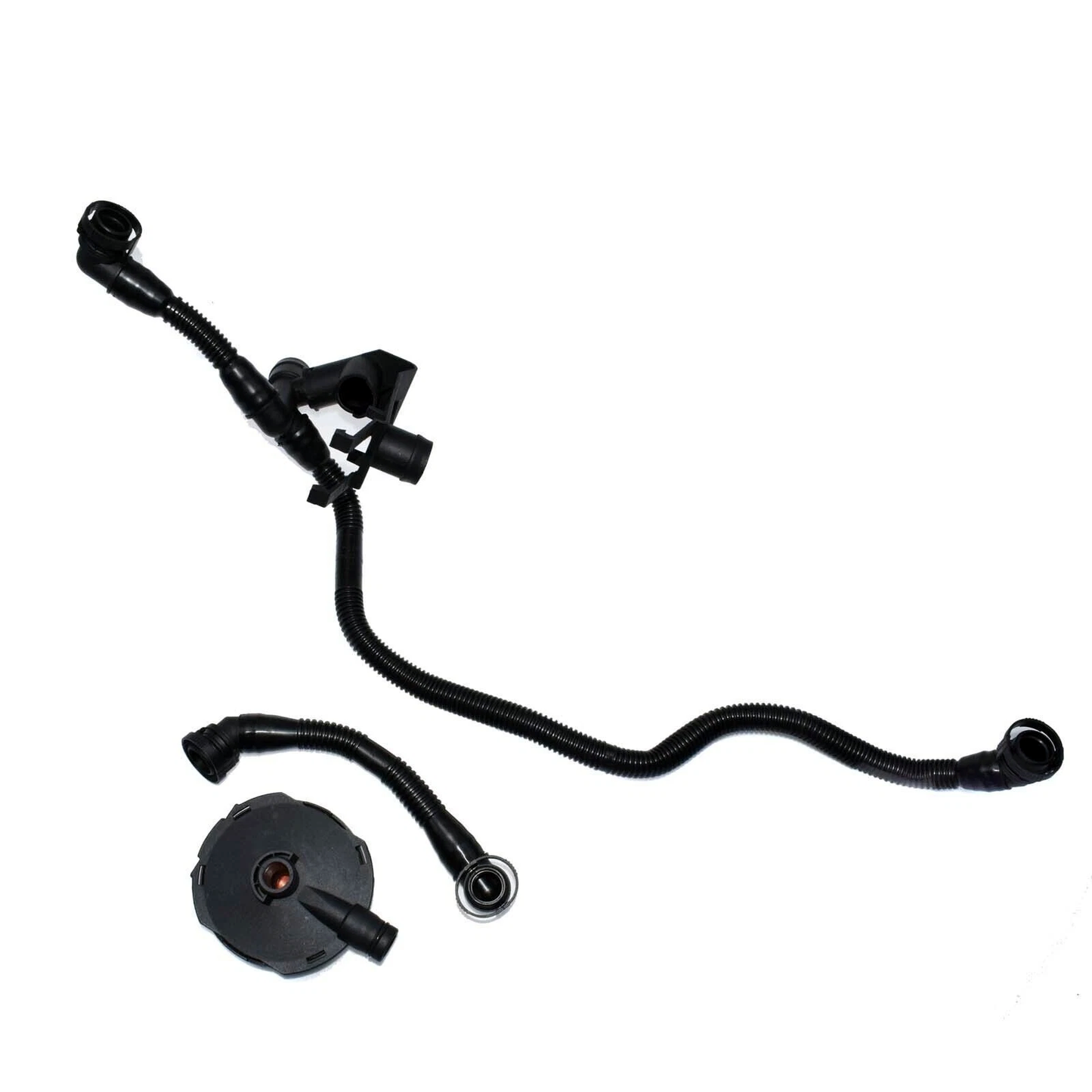 Engine Crankcase Breather Hose 06C103217H for Audi A4 A6 Quattro 3.0L V6 2002-2004 - KUDUPARTS