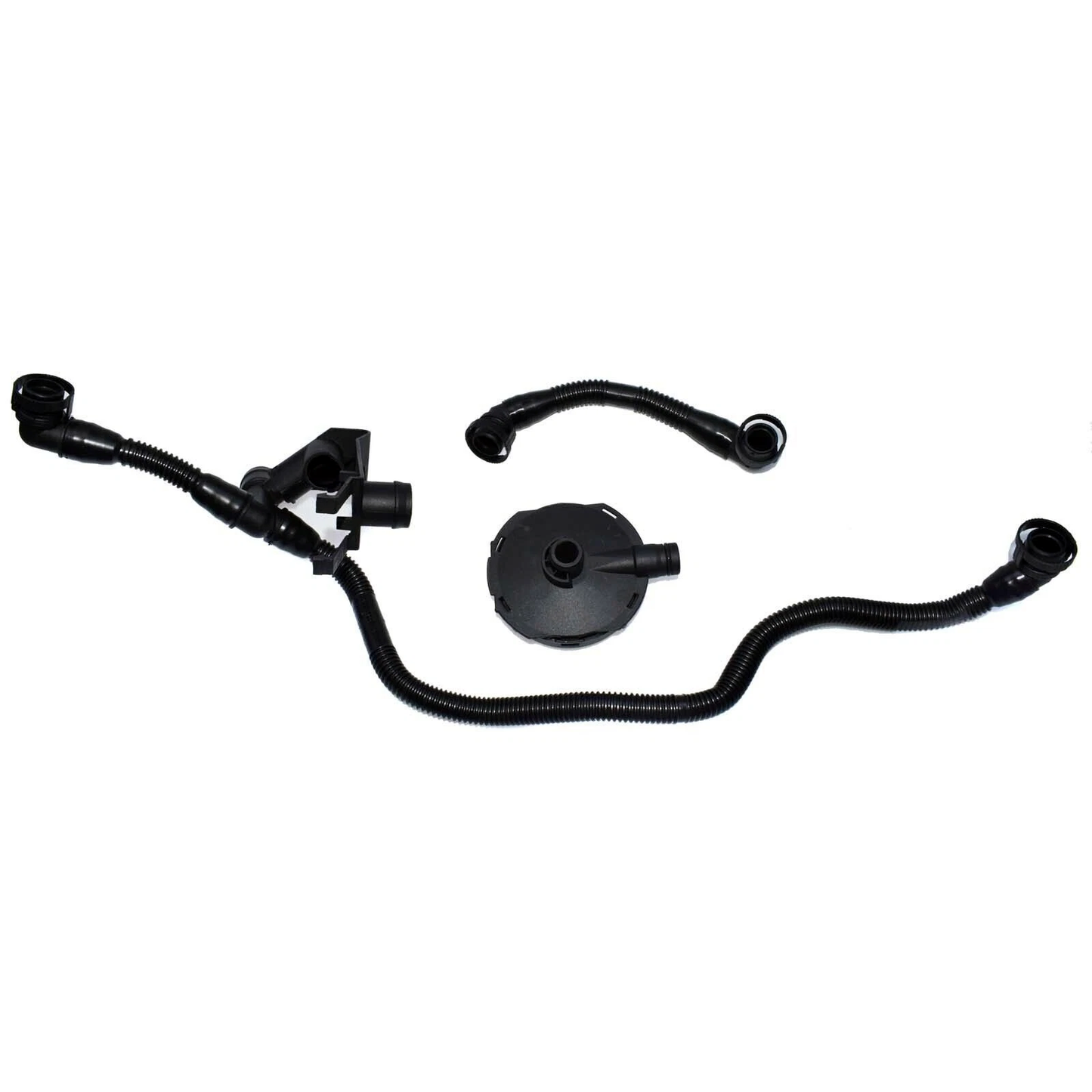 Engine Crankcase Breather Hose 06C103217H for Audi A4 A6 Quattro 3.0L V6 2002-2004 - KUDUPARTS