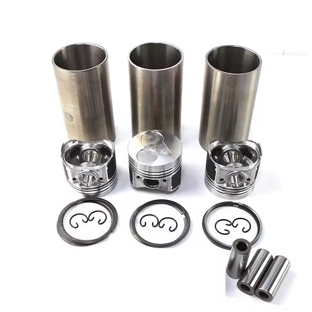 Engine D902 Piston with Rings and Liners Kit STD for Kubota KX41-3 Excavator - KUDUPARTS