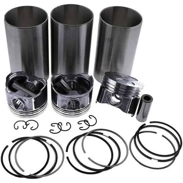 Engine D902 Piston with Rings and Liners Kit STD for Kubota KX41-3 Excavator - KUDUPARTS
