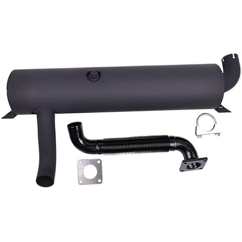 Exhaust Pipe Kit with Gasket 7130725 6727753 for Bobcat Loader S160 S185 S205 T180 T190 - KUDUPARTS