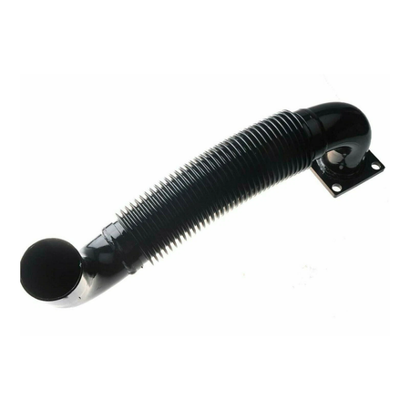 Exhaust Tube 7107449 for Bobcat Skid Steer Loader S150 S160 S175 S185 S205 T180 T190 - KUDUPARTS