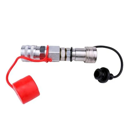 Female Hydraulic Flat Face Quick Coupler 4264051 for Caterpillar CAT 272D2 236 246 252 248 262 216 226 232 242 228 - KUDUPARTS