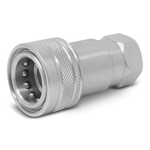 Female Hydraulic Quick Disconnect Coupler 6598758 for Bobcat 543 631 632 641 642 643 732 741 742 743 843 - KUDUPARTS