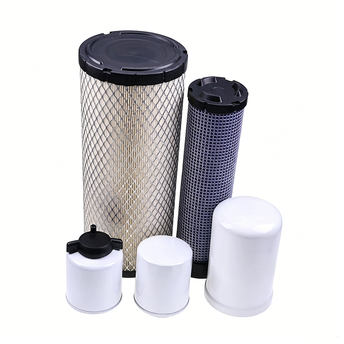 Filter Kit Maintenance 6665603 6667352 6666375 6666376 6661248 for Bobcat 863 863G 864 873 873G 883 - KUDUPARTS