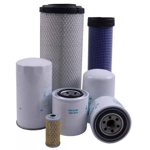 Filter Kit TC630-93230 R24042270 HH164-32430 1G311-43380 for Kubota L4701 HST Ship to US - KUDUPARTS