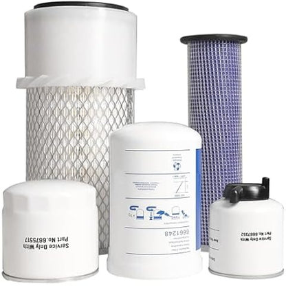 Kit d'entretien de filtre 6667352 6675517 6661248 6598362 6598492 pour Bobcat 753 763 773 T140 T180 T190 T300