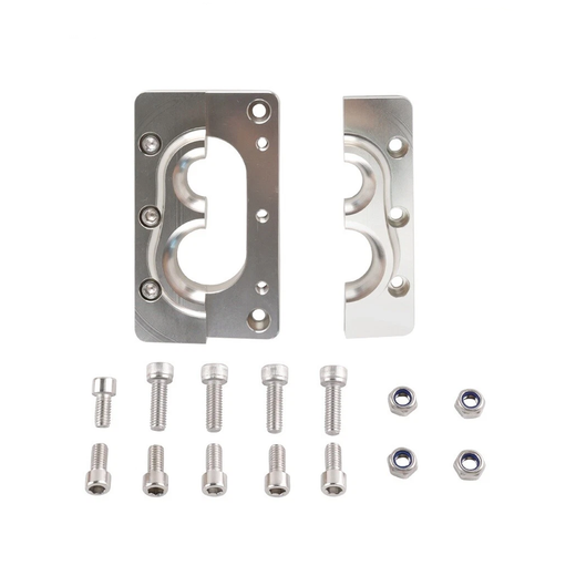 Fire Wall Pass Through Raw Bracket MQ-A09N1401ALS1 for Holley Terminator X Max Billet - KUDUPARTS