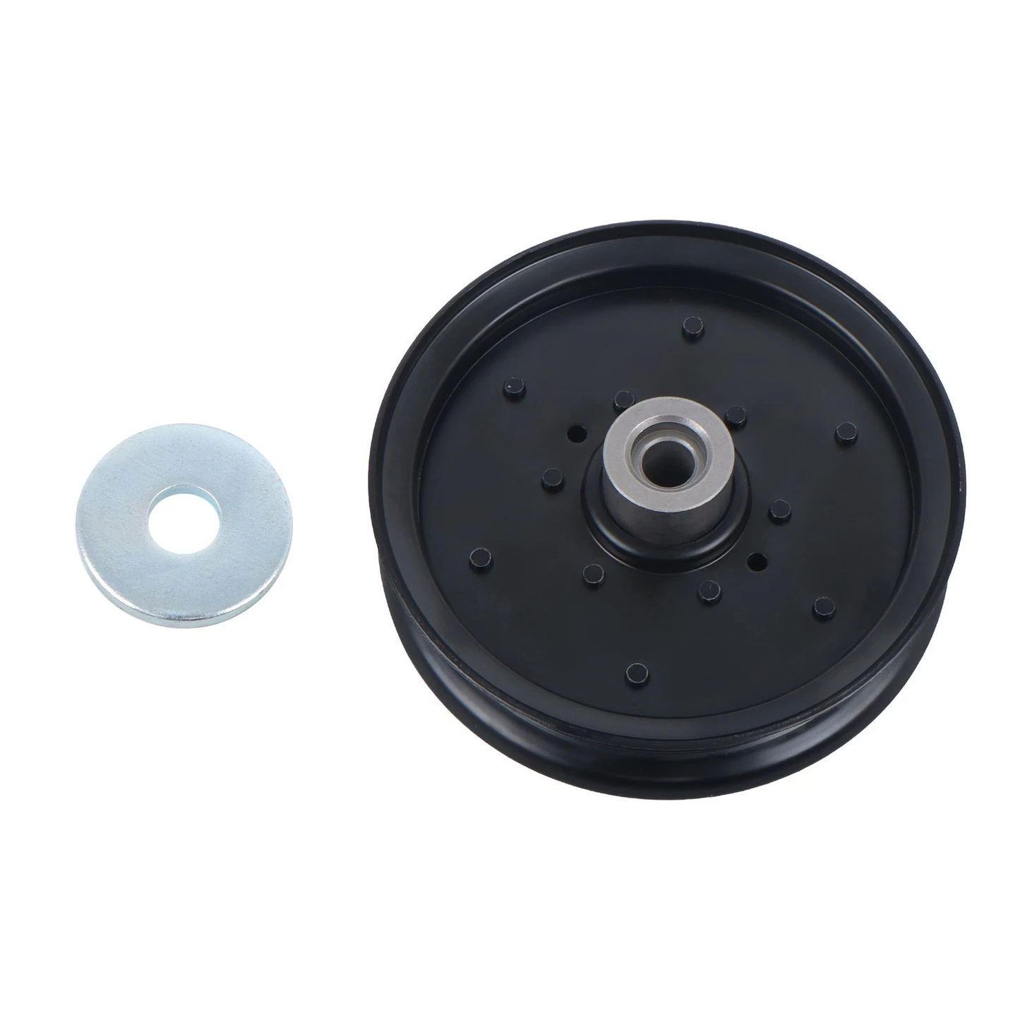 Flat Idler Pulley 126124 604231 for Cub Cadet Hustler Mower Raptor SD