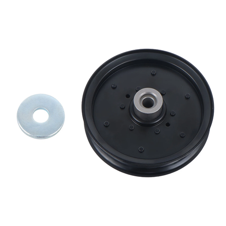 Flat Idler Pulley 126124 604231 for Cub Cadet Hustler Mower Raptor SD - KUDUPARTS
