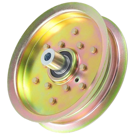 Flat Idler Pulley 756-3105 956-3105 for Cub Cadet Mower 365L Troy-Bilt Tractor GT-2550 - KUDUPARTS