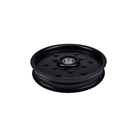Flat Idler Pulley AUC16698 for John Deere Mower X720 X724 X728 X729 X740 X744 X748 X749 Z225 Z245 GT242 GT262 LX289 LX188 - KUDUPARTS