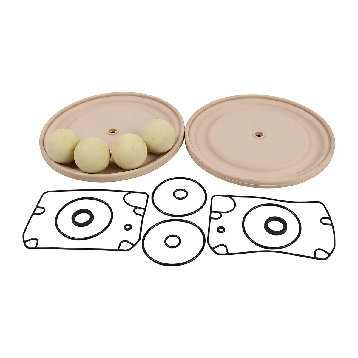Fluid Section Service Kit 637309-AA for Ingersoll Rand ARO Diaphragm Pump - KUDUPARTS