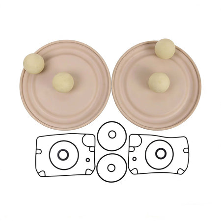 Fluid Section Service Kit 637309-AA for Ingersoll Rand ARO Diaphragm Pump - KUDUPARTS