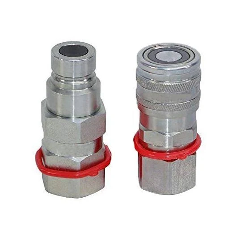 For ASV RC50 RC60 RC85 5/8" SAE Flat Face Hydraulic Quick Connect Coupler Set