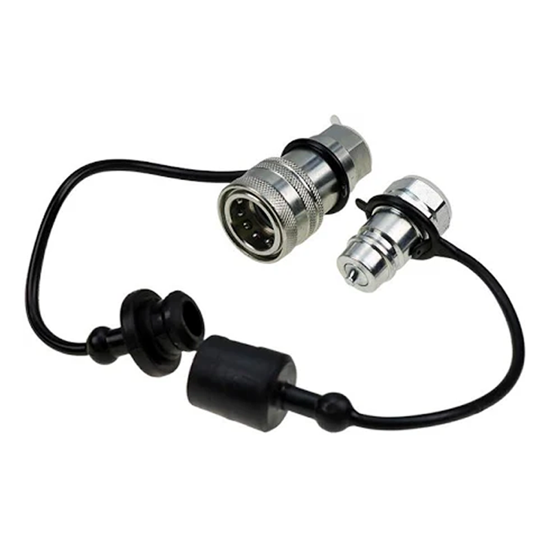 For Bobcat Caterpillar Kubota CASE JCB Thomas Gehl Volvo ASV 1/2" NPT Thread 1/2 Ag Hydraulic Quick Connect Coupler Poppet Valve Pioneer