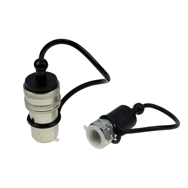 For Bobcat Caterpillar Kubota CASE JCB Thomas Gehl Volvo ASV 1/2" NPT Thread 1/2 Ag Hydraulic Quick Connect Coupler Poppet Valve Pioneer