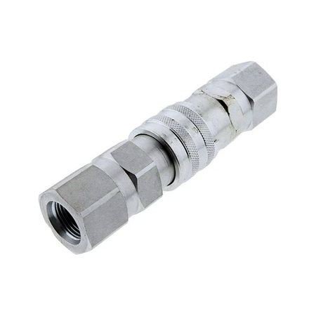For Caterpillar CAT Excavator 216B 226B 232B 236B 242B 246 248B 252B 262B 5/8" SAE Flat Face Hydraulic Quick Connect Coupler Set - KUDUPARTS