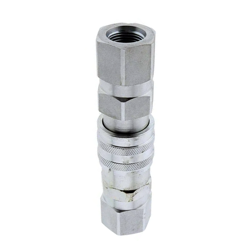 For Caterpillar CAT Excavator 216B 226B 232B 236B 242B 246 248B 252B 262B 5/8" SAE Flat Face Hydraulic Quick Connect Coupler Set