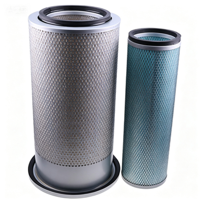 For Komatsu Excavator PC200-6 PC220-6 Air Filter 600-181-6820 and 600-181-6730 - KUDUPARTS