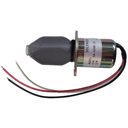 Solenoide de corte de combustible de 12 V para motores Kubota de las series 70 y 82 mm SA-4260-12 1751ES 12 VCC
