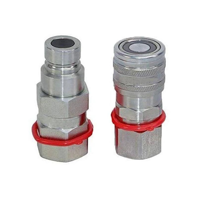 For Volvo MC60 MC70 MC80 58 SAE Flat Face Hydraulic Quick Connect Coupler Set - KUDUPARTS