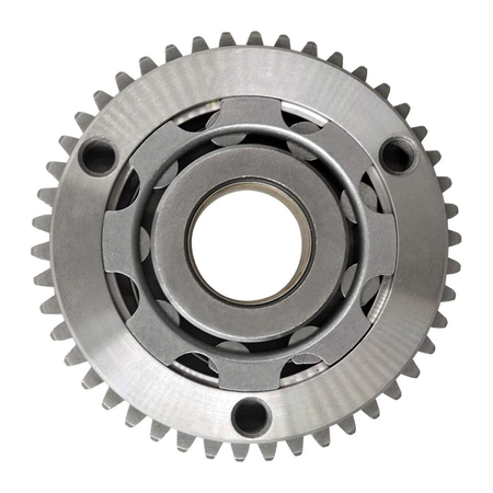 Freewheel Starter Clutch Gear Assembly 4TU-15590-00-00 for Yamaha Motorcycle 2003-2007 TTR125E TTR125LE - KUDUPARTS