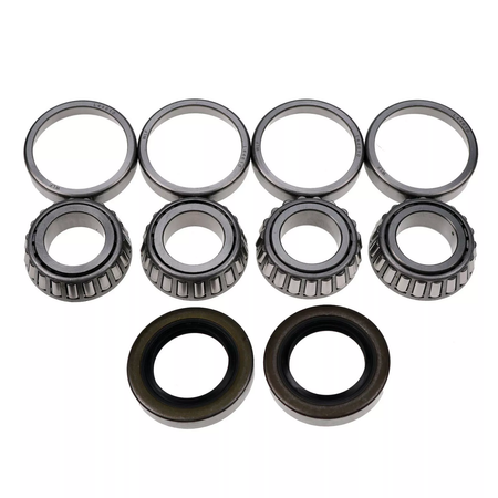 Front Axle Wheel Bearing Hub Rebuild Kit 50892-G1 12092-G1 25146-G1 00798-G8 for EZGO Golf Cart Electric Gas - KUDUPARTS