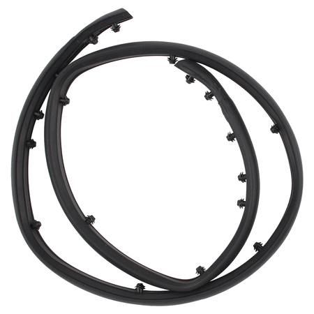 Front Bumper Strip Hood Roob Sealing Strip 86357-F2000 for Hyundai Elantra 1.4L 1.6L 2.0L 2017-2018 - KUDUPARTS