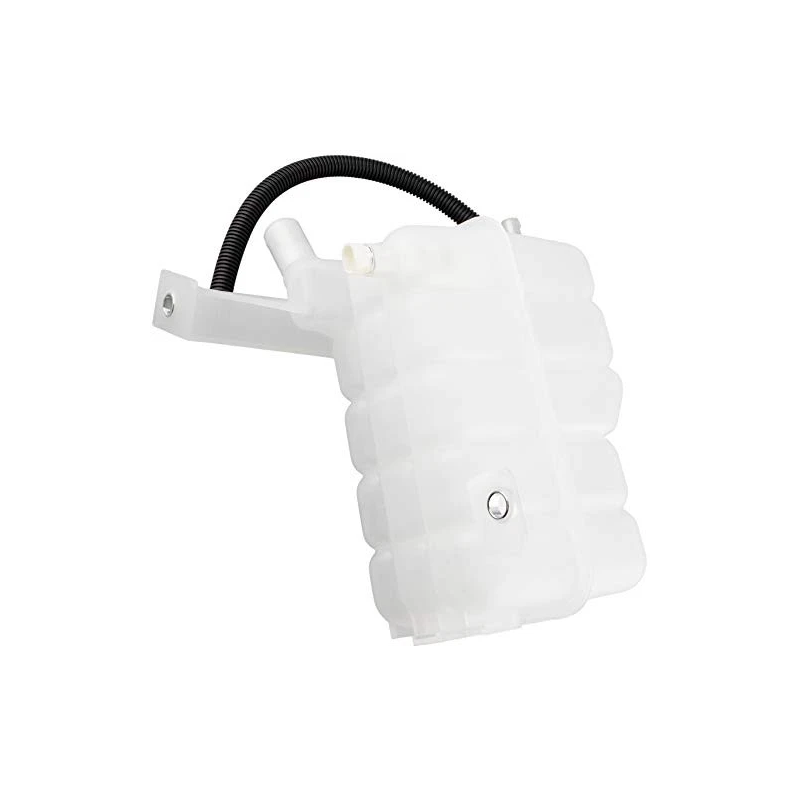 Front Coolant Reservoir Overflow Tank with Cap Sensor 15203949 for Cadillac Escalade Chevrolet Avalanche Silverado Suburban GMC Sierra - KUDUPARTS