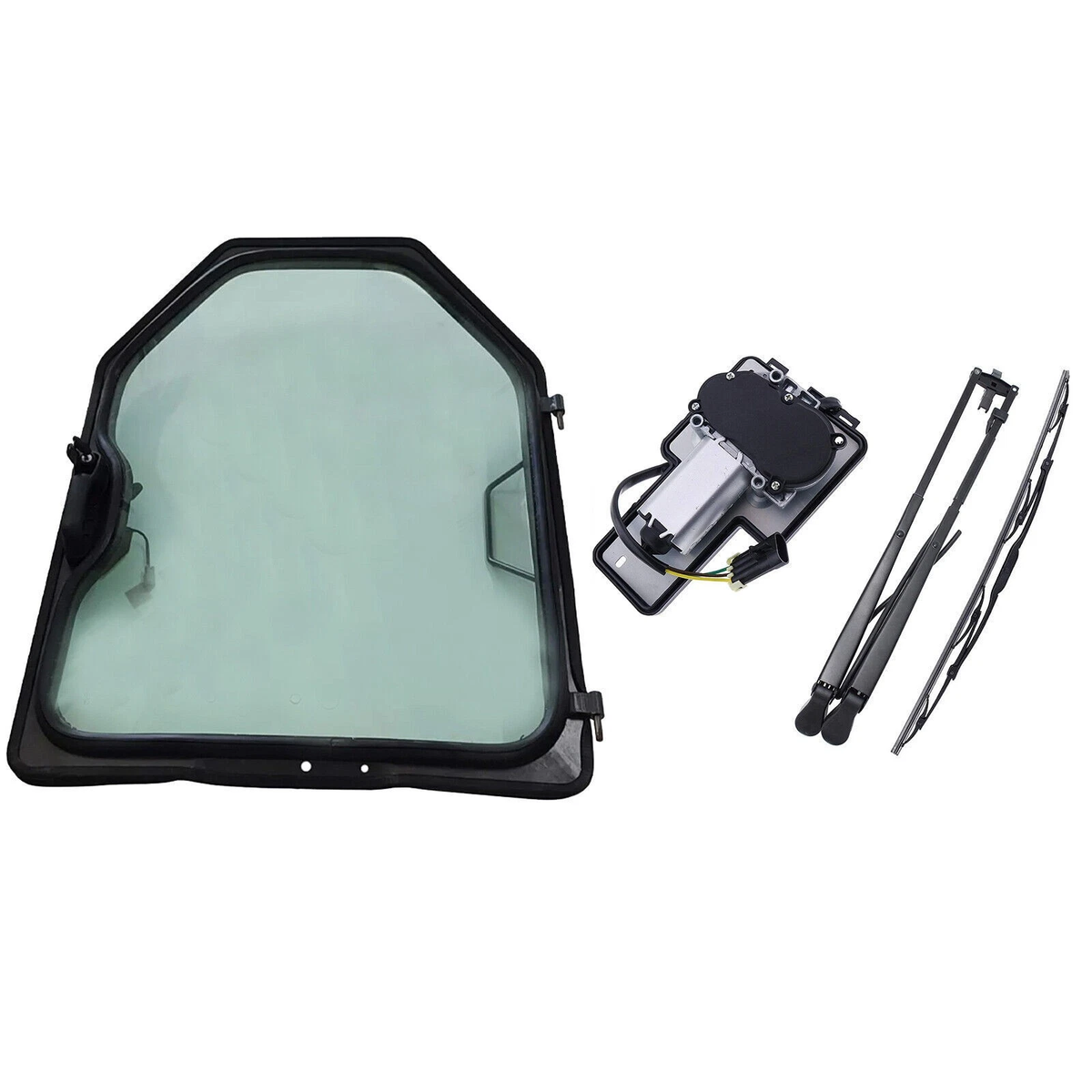 Front Door and Window Assembly Kit 7109665 6729776 6679476 6677836 for Bobcat 751 753 763 773 863 873 883 - KUDUPARTS