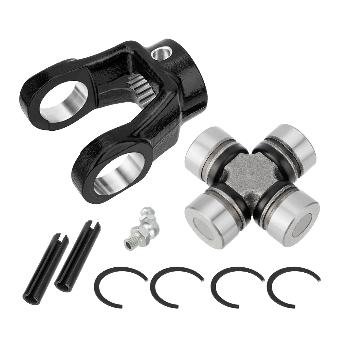 Front Drive Shaft Yoke And U-Joint Kit 3260131 2202015 for Polaris RZR 800 900 1000 Xplorer 250 400 500 - KUDUPARTS