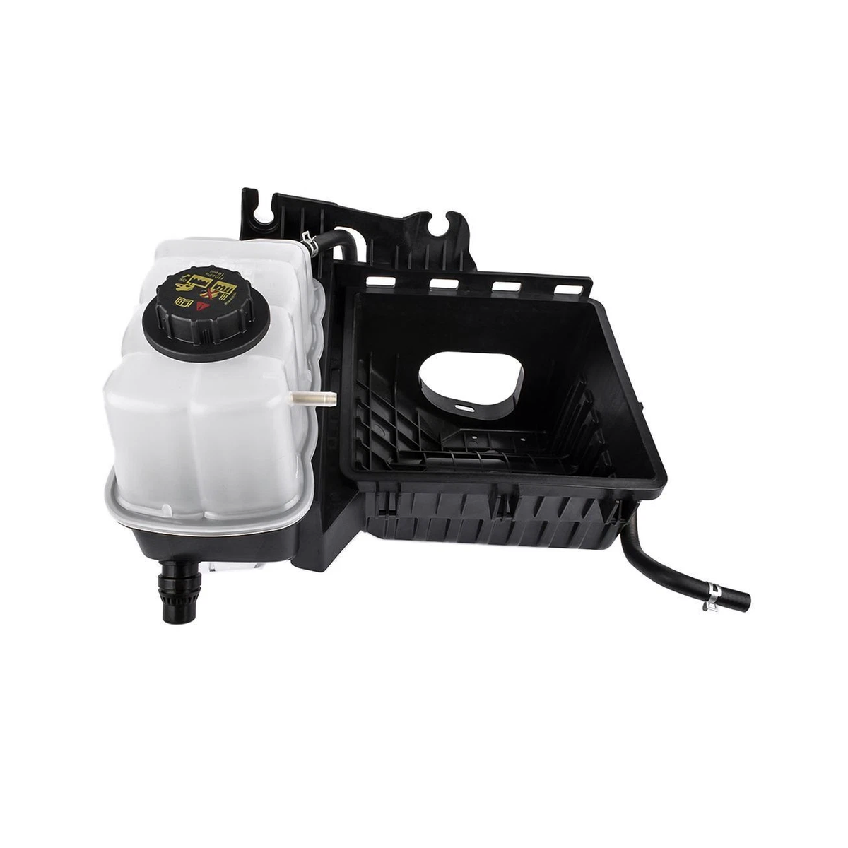 Front Engine Coolant Reservoir With Cap BL3Z8A080A for Ford F-150 Lincoln Mark 2010-2014 - KUDUPARTS