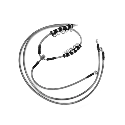 Front Flexible Brake Hose 705601495 for Can-Am 72'' Maverick X3 Turbo 2017-2023 - KUDUPARTS