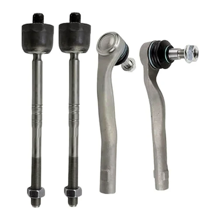 Front Inner Outer Steering Tie Rod End Kit 2043301903 2043302003 2043380515 for Mercedes-Benz GLK250 GLK350 2010-2016 - KUDUPARTS
